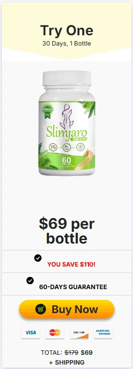 Slimjaro 1 bottle price